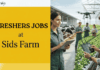 Freshers Recruitment at Sids Farm | Apply Now for Food Tech Jobs Apply through Sids Farm Recruitment for Production Executive Role in Tumkur. Explore Food Tech Jobs for Freshers.
