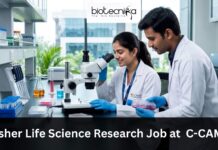 Fresher Life Science Research Job at C-CAMP | Applications Invited Fresher Life Science Research Job at C-CAMP (1)
