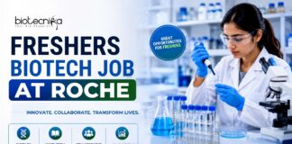 Freshers Biotech Jobs at Roche | Apply Now! Apply for the latest Freshers Biotech Jobs at Roche Careers. Associate vacancy for Biotechnology graduates in Chennai.