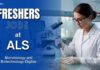 ALS invites applications in Bengaluru. Microbiology and Biotechnology Candidates Apply Now for Freshers Jobs & Launch Your Career.