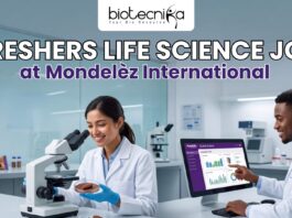 Freshers Life Science Jobs at Mondelēz International | Agriculture & Botany Graduates Apply