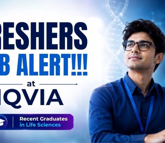 Freshers Life Sciences Jobs at IQVIA | Recent Graduates Are Eligible Explore Freshers Life Sciences Jobs at IQVIA in Kolkata and Apply Now for Associate Trainee Position in CDM and Kickstart Your Career.