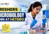 Freshers Microbiology Jobs at Hetero | Walk in Interview in Hyderabad Freshers Microbiology Jobs at Hetero | Walk in Interview in Hyderabad