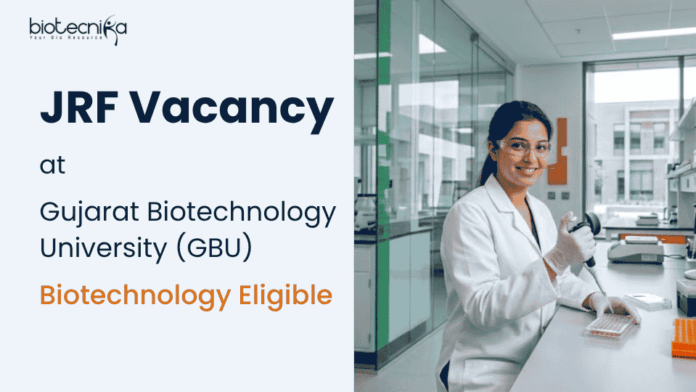 GBU Recruitment (1) GBU Recruitment 2026 Invites Applications for JRF Vacancy in a GSBTM-funded Cancer Research Project. Apply for Biotechnology Jobs.