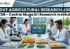 Govt Agricultural Research Jobs at CSBCentral Muga Eri Research & Training Institute | Apply Now Govt Agricultural Job at CSB Central Muga Eri Research Institute