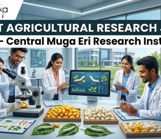 Govt Agricultural Job at CSB Central Muga Eri Research Institute