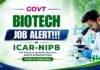 Explore Young Professional Jobs under ICAR-NIPB Recruitment and Attend the Walk-In for a Role in Life Sciences and Biotechnology!