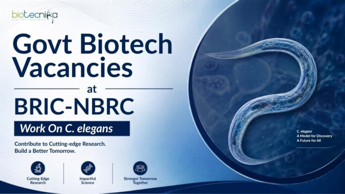 Govt Biotechnology Research Jobs at BRIC (1) BRIC NBRC Recruitment 2026 announced Vacancy. Apply for Govt Biotechnology Research Jobs & Start your Life Sciences Career.