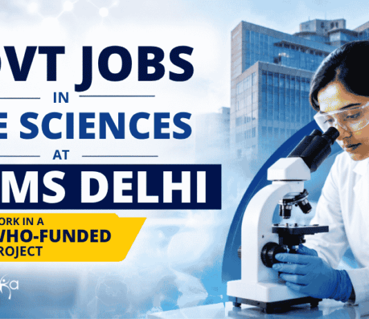 AIIMS Delhi Recruitment 2026 Invites Applications for WHO Funded Project. Explore Govt Life Sciences Jobs - Freshers can Apply.