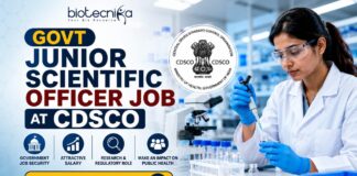 Govt Junior Scientific Officer Job at CDSCO With Salary Upto ₹1.51 Lakh | Apply Now! Govt Junior Scientific Officer Job at CDSCO With Salary Upto ₹1.51 Lakh | Apply Now!