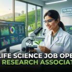 Govt Life Science Job Opening at Tea Research Association | Apply Online Here
