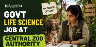Govt Life Science Job at Central Zoo Authority Earn ₹60,000Month – Apply Now