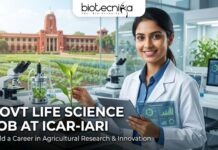 Govt Life Science Job at ICAR-IARI | Attend the Walk-In Interview Govt Life Science Job at ICAR-IARI | Walk-In Interview