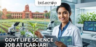 Govt Life Science Job at ICAR-IARI | Attend the Walk-In Interview Govt Life Science Job at ICAR-IARI | Walk-In Interview