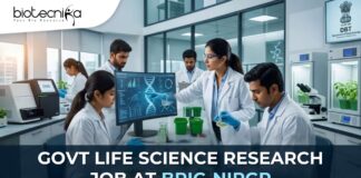 Govt Life Science Research Job at BRIC-NIPGR | Walk-In Interview
