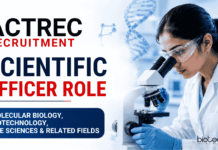 Govt Life Sciences Jobs at ACTREC | Walk-In for Entry-Level Roles ACTREC Recruitment 2026 Announced Scientific Officer Vacancy. Biotechnology Career Aspirants Apply Now for Govt Life Sciences Jobs.