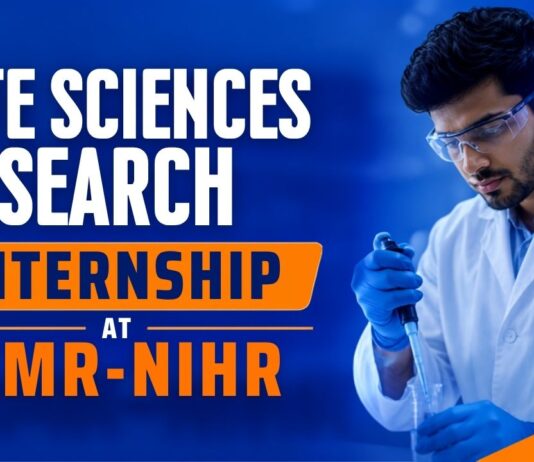 Apply for ICMR Internship at NIHR Jodhpur. Join the Govt Life Sciences Research Internship & Dissertation Program for Postgraduate Students.