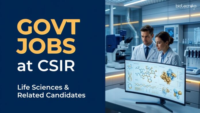 Govt Life Sciences Research Jobs Apply for CSIR IMTECH Recruitment 2026. Project Associate Vacancy in Chandigarh offering Govt Research Jobs and Molecular Biology Careers.
