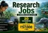 Govt Life Sciences Vacancies at WII with Up to Rs. 57,000/- Pay Per Month | Apply Online Wildlife Institute of India Recruitment 2026 Announced Multiple Govt Life Sciences Vacancies. Apply Online for Research Jobs.