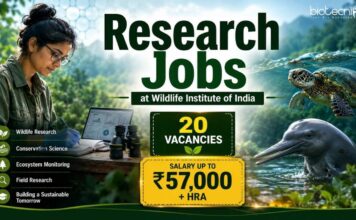 Govt Life Sciences Vacancies at WII with Up to Rs. 57,000/- Pay Per Month | Apply Online Wildlife Institute of India Recruitment 2026 Announced Multiple Govt Life Sciences Vacancies. Apply Online for Research Jobs.