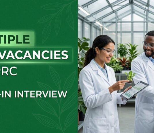 Apply for RPRC Recruitment 2026. Excellent Govt Research Jobs Opportunity for Biotechnology Career Aspirants.