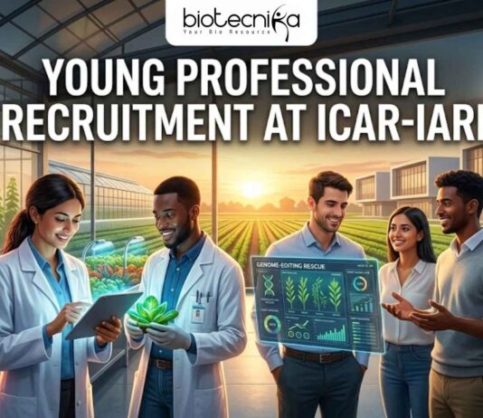ICAR-IARI Young Professional Recruitment 2026 Earn Upto ₹42,000Month – Apply Now!