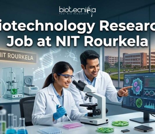 ICMR-Funded Biotechnology Research Job at NIT Rourkela Walk-In Interview