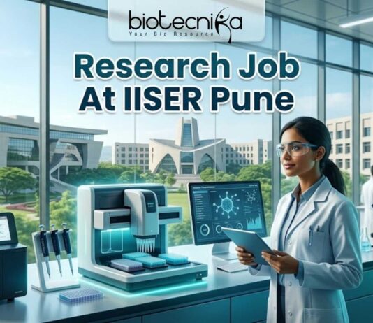 IISER Pune Research Job 2026 | Apply & Earn ₹48,100 per month