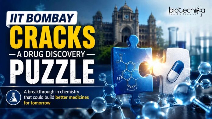 IIT Bombay Cracks a Drug Discovery Puzzle IIT Bombay has unveiled a breakthrough in drug discovery through a new method in synthetic chemistry. Learn more now.