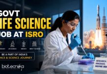 ISRO Recruitment 2026 | Govt Life Science Job with Salary Up to ₹56,000/Month ISRO Recruitment 2026 | Govt Life Science Job with Salary Up to ₹56,000/Month