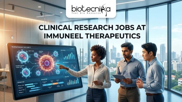 Immuneel Therapeutics Hiring For Clinical Research Jobs Life Science Graduates Apply Now Immuneel Therapeutics Hiring For Clinical Research Jobs | Life Science Graduates Apply Now