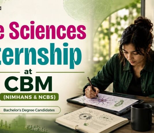 Explore the Life Sciences Internship in India at CBM Powered By NCBS & NIMHANS . Apply for the Creative Ambassador Position Today!