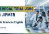 JIPMER Recruitment 2026. Explore Clinical Trial Jobs for Life Sciences Graduates and Start your Career Puducherry.