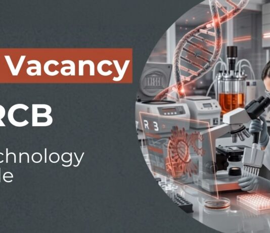 Explore the JRF Vacancy under RCB Recruitment. Biotechnology Jobs in Cancer Research. Attend the Walk-In Interview.
