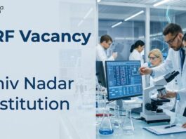 JRF Vacancy at Shiv Nadar Institution | Life Sciences Grads Apply Apply for JRF Vacancy at Shiv Nadar Institution of Eminence. Excellent Opportunity for Life Sciences Career Growth through Cancer Research.