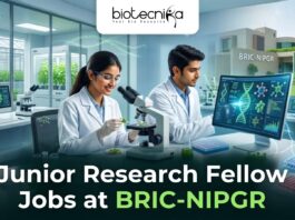 Junior Research Fellow Jobs at BRIC-NIPGR