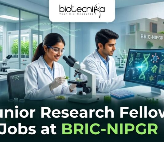 Junior Research Fellow Jobs at BRIC-NIPGR