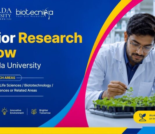 Explore the Junior Research Fellow position at Sharda University and Advance your Career in Life Sciences with Project on Arabidopsis.