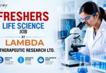 Freshers Hiring at Lambda: Jobs for Life Science Graduates Life Science Freshers Job at Lambda | Candidates Apply Now
