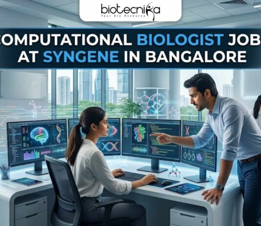 Latest Computational Biologist Job Openings at Syngene | Apply Online Here