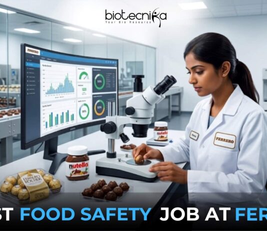 Latest Food Safety Job at Ferrero Apply Online Now
