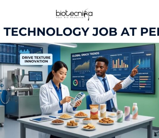 Latest Food Technology Job at PepsiCo | Apply Now!