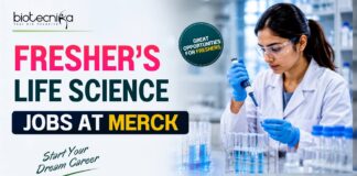 Apply for the latest Freshers Life Science Jobs at Merck. Explore this QC Job for Quality Control Specialist in Bangalore.