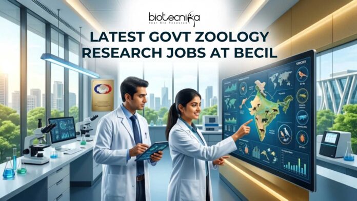 Latest Govt Zoology Research Jobs at BECIL Apply Here Latest Govt Zoology Research Jobs at BECIL | Apply Here