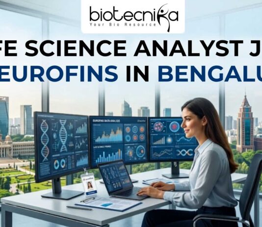 Latest Life Science Analyst Job at Eurofins in Bengaluru Apply Now!