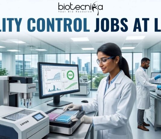 Latest Quality Control Jobs at Lonza | Apply Online Here Latest Quality Control Jobs at Lonza | Apply Online Here