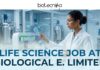 Apply for Life Science Jobs at Biological E. Sustainability Professional vacancy in Hyderabad for candidates with 1–5 year experience.