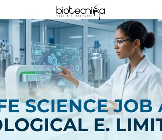 Apply for Life Science Jobs at Biological E. Sustainability Professional vacancy in Hyderabad for candidates with 1–5 year experience.