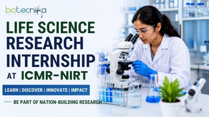 Life Science Research Internship at ICMR-NIRT TB Research & Dissertation Programme – Apply Now Life Science Research Internship at ICMR-NIRT | TB Research & Dissertation Programme – Apply Now