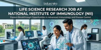 Life Science Research Job Opening at National Institute of Immunology (NII) | Apply Now Life Science Research Job Opening at NII Apply Now